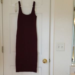 Maroon long dress